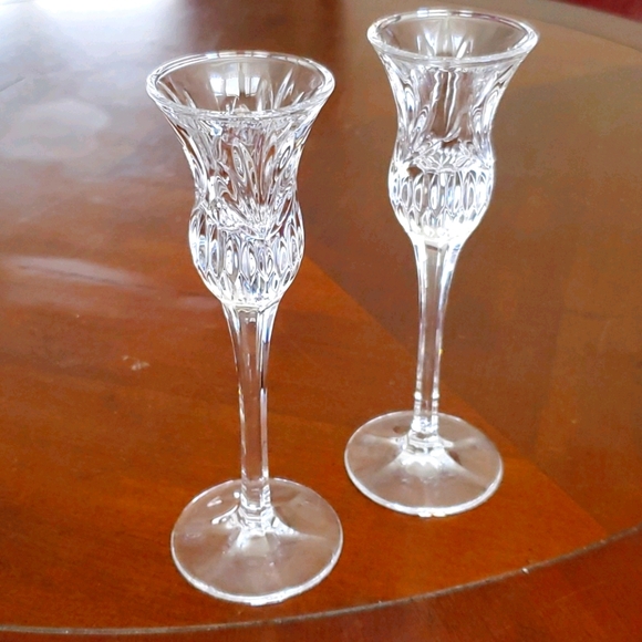 Princess House Other - Princess House Crystal Candlesticks